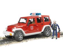 Todoterreno de juguete JEEP WRANGLER Unlimited Rubicon con bombero Bruder 02528 - Ítem6