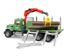 Camion forestal de juguete MACK Granite con 3 troncos - Ítem2