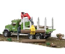 Camion forestal de juguete MACK Granite con 3 troncos - Ítem5