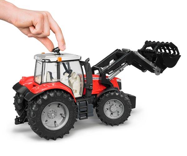 Tractor de juguete MASSEY FERGUSON con pala - Ítem5