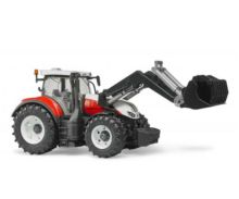 Tractor de juguete STEYR 6300 Terrus con pala Bruder 3181 - Ítem1