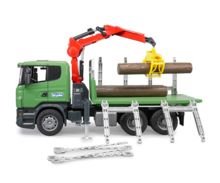 Camion forestal de juguete SCANIA Serie R con tres troncos - Ítem2
