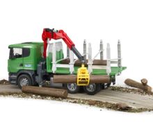 Camion forestal de juguete SCANIA Serie R con tres troncos - Ítem5