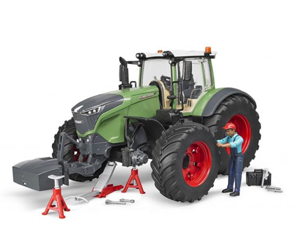 Tractor de juguete FENDT 1050 Vario con mecánico y accesorios Bruder 04041 - Ítem1