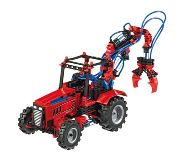 Kit montaje tractor PNEUMATICA con pinza fischertechnik 516185 - Ítem1