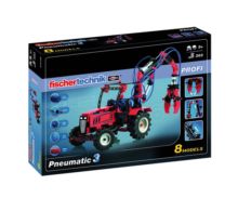 Kit montaje tractor PNEUMATICA con pinza fischertechnik 516185 - Ítem8