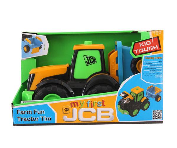 Tractor de juguete JCB con remolque Golden Bear 4036 - Ítem4