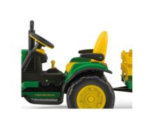 Tractor infantil de batería JOHN DEERE con remolque Peg-Perego OR0047 - Ítem2