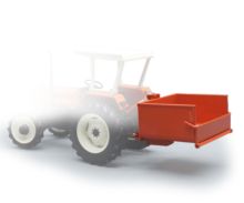Miniatura caja transporte tractor naranja Replicagri REP140 - Ítem1