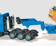 Miniatura camión MAN con góndola y excavadora LIEBHERR 974 - Ítem2