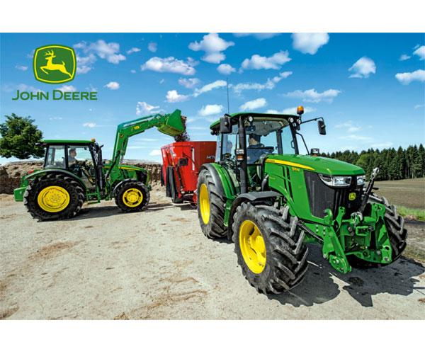 Puzzle tractores JOHN DEERE con unifeed de 150 piezas Schmidt 56045 - Ítem1