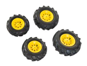 Neumaticos goma llantas amarillas para tractores de pedales