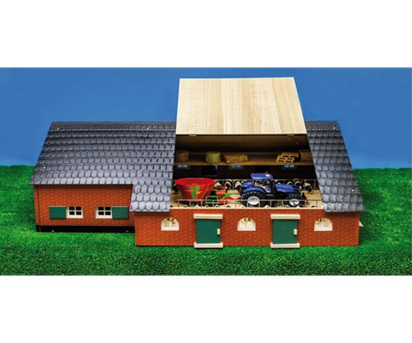 Granja y almacén para miniaturas a escala 1:32 Kids Globe Farming 610111 - Ítem1