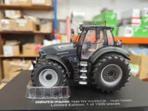UNIVERSAL HOBBIES 1:32 Tractor DEUTZ-FAHR 7250 TTV WARRIOR EDICION MATT GREEN EDICION LIMITADA 1000 UNIDADES