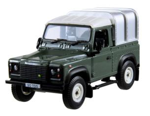 BRITAINS 1:32 Todoterreno LAND ROVER DEFENDER 90 CON CAPOTA GRIS
