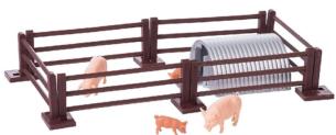 BRITAINS 1:32 Conjunto de CERDITOS , CORRAL Y REFUGIO