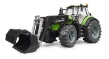 BRUDER 1:16 Tractor DEUTZ-FAHR 8280 TTV CON PALA FRONTAL - Ítem1