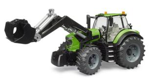 BRUDER 1:16 Tractor DEUTZ-FAHR 8280 TTV CON PALA FRONTAL