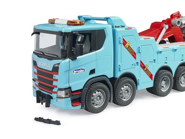 BRUDER 1:16 Camion GRUA SCANIA SUPER 560R PARA VEHICULOS PESADOS - Ítem4
