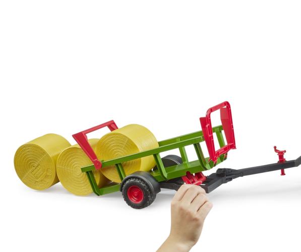 BRUDER 1:16 Remolque RECOLECTOR DE PACAS CON 3 PACAS - Ítem4