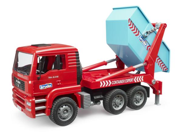 BRUDER 1:16 Camion MAN TGA CON CONTENEDOR BASCULANTE - Ítem3