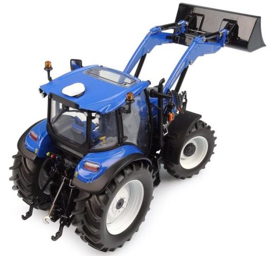 UNIVERSAL HOBBIES 1:32 Tractor NEW HOLLAND T5.120 DUAL COMMAND CON PALA FRONTAL 655LU 2025 - Ítem2