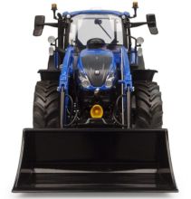 UNIVERSAL HOBBIES 1:32 Tractor NEW HOLLAND T5.120 DUAL COMMAND CON PALA FRONTAL 655LU 2025 - Ítem3