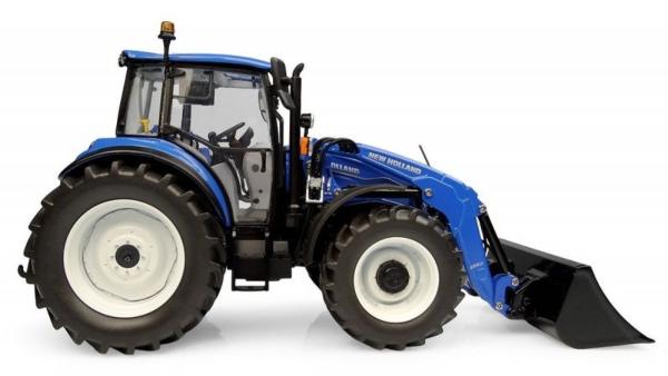 UNIVERSAL HOBBIES 1:32 Tractor NEW HOLLAND T5.120 DUAL COMMAND CON PALA FRONTAL 655LU 2025 - Ítem5