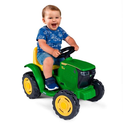 Tractor Eléctrico John Deere con Remolque para niños - PEG PEREGO 