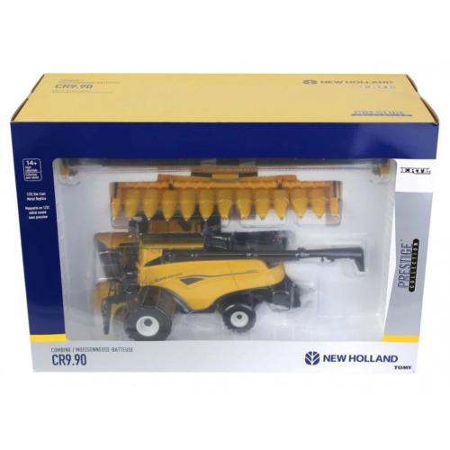 ERTL 1:32 Cosechadora NEW HOLLAND CR9.90 CON DOBLE RUEDA DELANTERA , PEINE DE MAIZ Y DE CEREAL PRESTIGE COLLECTION - Ítem4