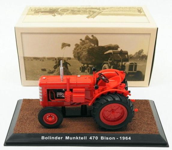 EDITIONS ATLAS 1:32 Tractor BOLINDER MUNKTELL 470 BISON 1964 - Ítem1