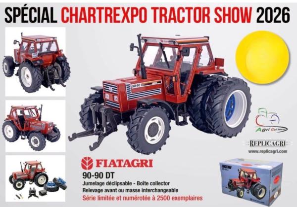 REPLICAGRI 1:32 Tractor FIAT 90-90 DT RUEDA GEMELA EDICION LIMITADA 2500 UNIDADES - Ítem6