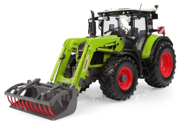 UNIVERSAL HOBBIES 1:32 Tractor CLAAS ARION 510 CON PALA FRONTAL FL120 - Ítem1