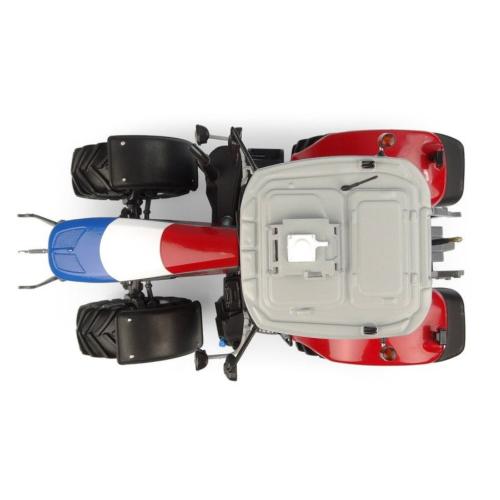 UNIVERSAL HOBBIES 1:32 Tractor MASSEY FERGUSON 7S.180 AZUL-BLANCO-ROJO EDICION LIMITADA 750 UNIDADES - Ítem5