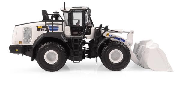 UNIVERSAL HOBBIES 1:50 Pala Cargadora KOMATSU WA475-10 EDICION BLANCA - Ítem6