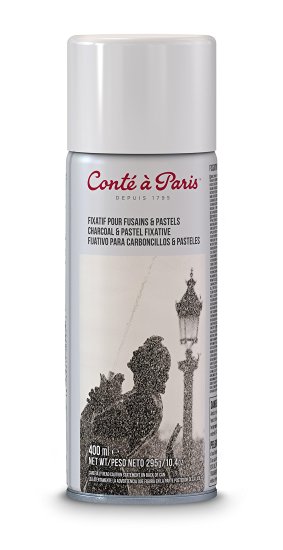 aventuras Mediar electo Conté: spray fijador para carboncillos y pastel: 400 ml