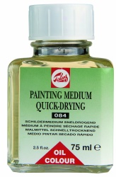 Talens: medio para pintar secado rápido: 75 ml