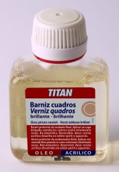 Titan: Barniz cuadros brillante: 250 ml