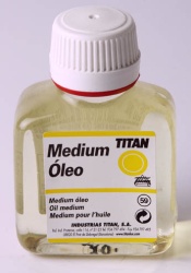 Titan: Medium óleo secado rápido: 250 ml