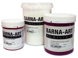 Acrílicos Barna-Art: 500, 1000 y 4000 ml