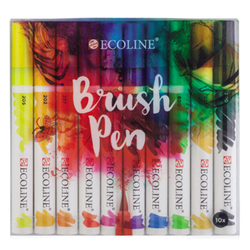 Ecoline: Estuche con 10 rotuladores Brush Pen