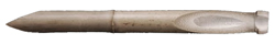 Caña de bambú para caligrafía de 18 cm de largo y 12 mm de diámetro, trazo medio-grueso