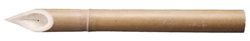 Caña de bambú para caligrafía de 20 cm de largo y 15 mm de diámetro, trazo grueso