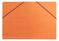 Carpeta de gomas, cartón brillante color cuero: 36x52