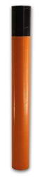 Tubo portaplanos de cartón rígido con tapa y base metálicas: 70 cm, 10 ø (diámetro)