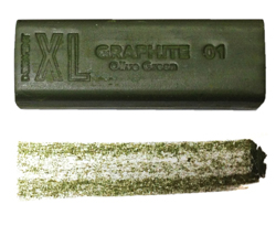 Derwent: XL graphite blocks: olive green