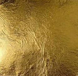 Pan de oro auténtico (22 kilates) de 8x8 cm