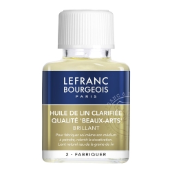 Lefranc & Bourgeois: aceite de lino clarificado: 75 ml.