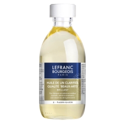 Lefranc & Bourgeois: aceite de lino clarificado: 250 ml.