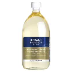 Lefranc & Bourgeois: aceite de lino clarificado: 1000 ml.